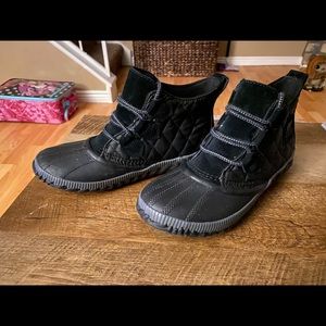 7.5 Sorel out N About Plus Boot Quilted Black